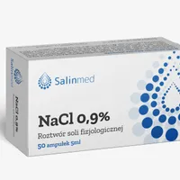 Salinmed NaCl 0,9%, roztwór soli fizjologicznej 5 ml, 50 sztuk