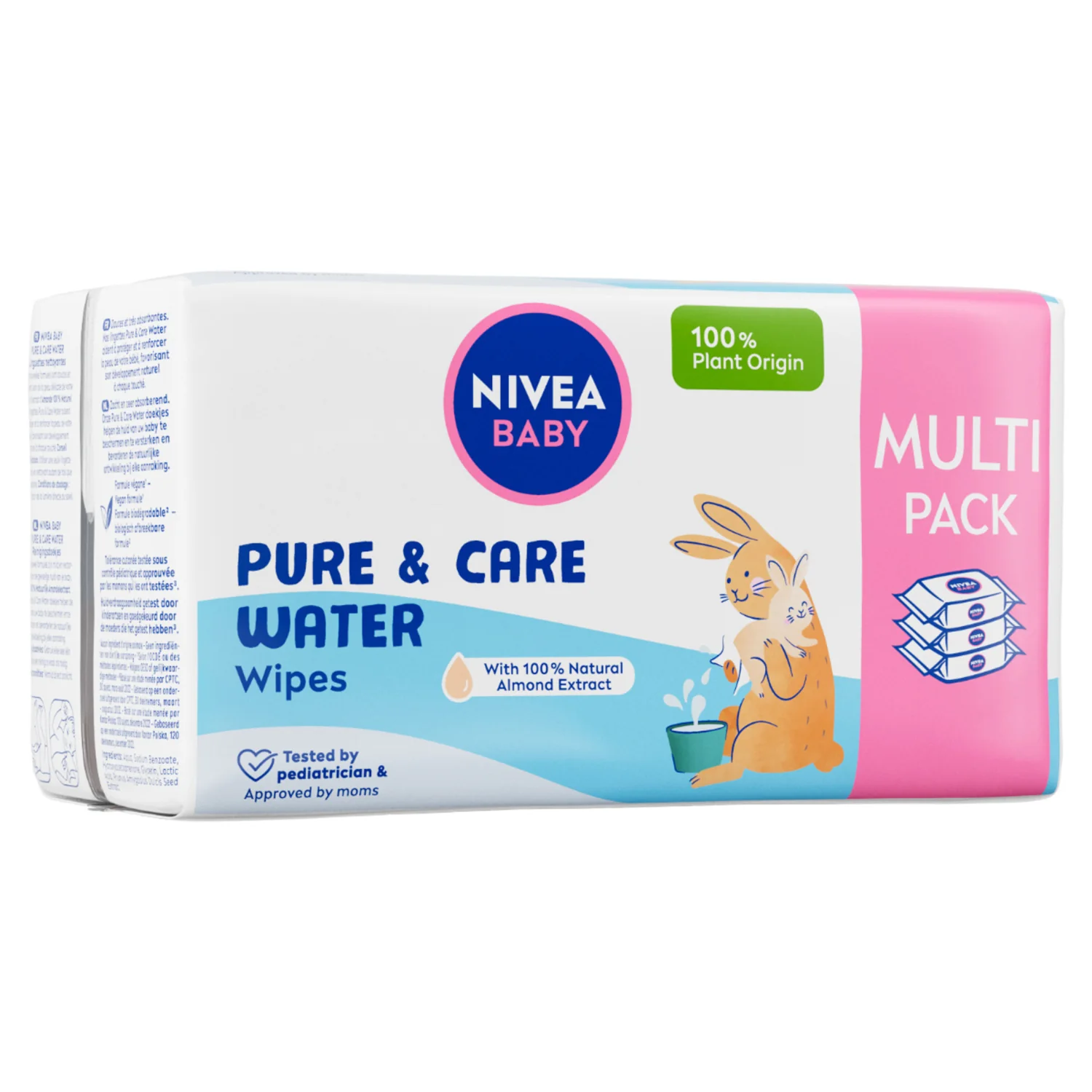 Nivea Baby chusteczki nawilżane Pure Water 3 x 57 szt.