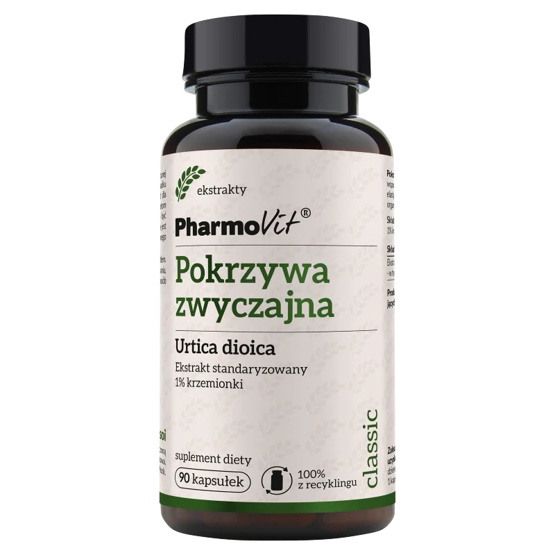 Pokrzywa Zwyczajna Pharmovit, suplement diety, 90 kapsułek