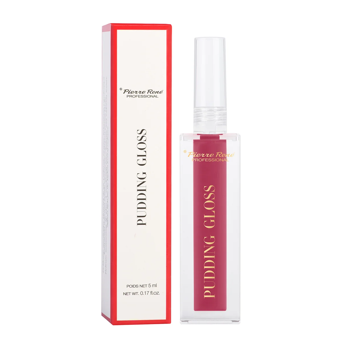 Pierre René Pudding Lip Gloss błyszczyk do ust, 03-Glos Up Girl, 5 ml