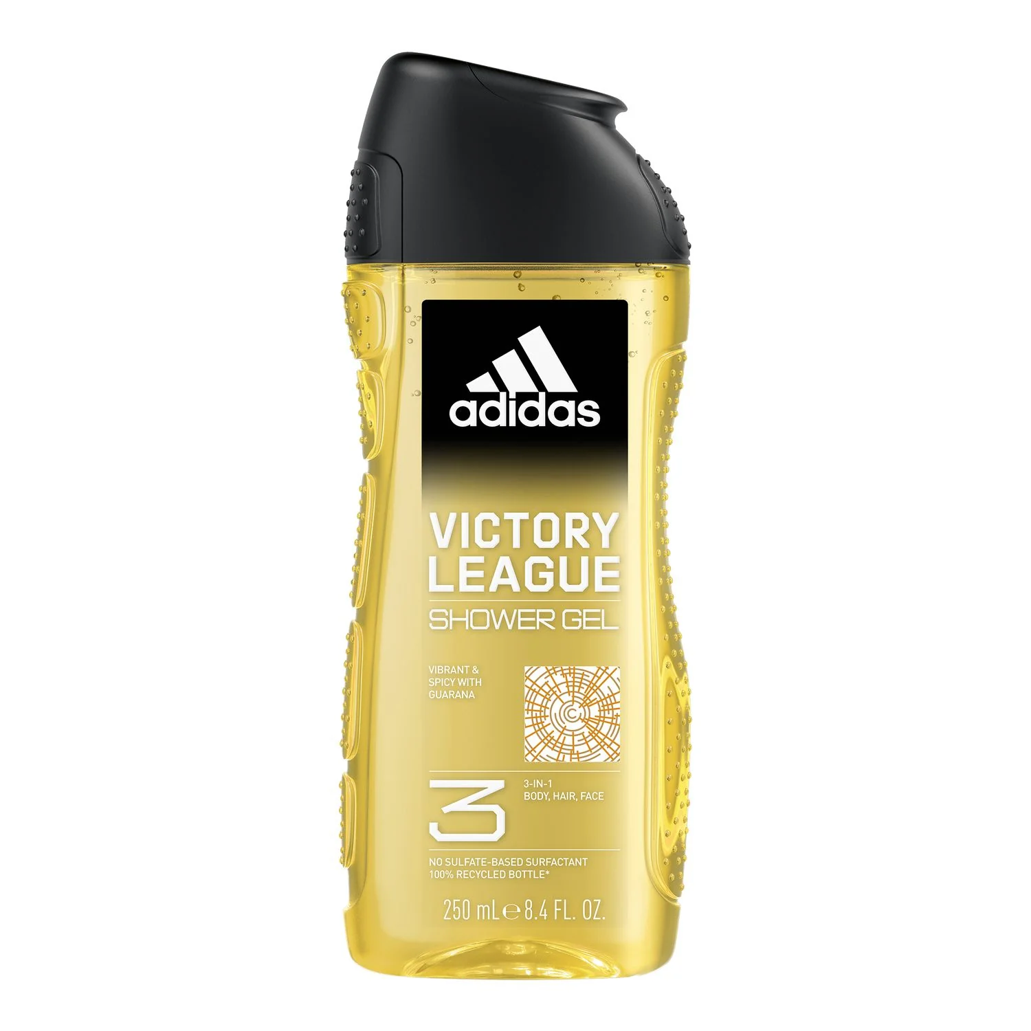 adidas Victory League, żel pod prysznic 3 w 1 dla mężczyzn, 250 ml