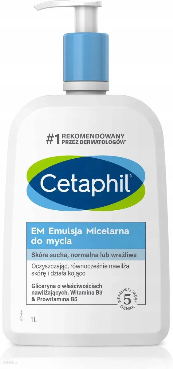 Cetaphil EM Emulsja micelarna do mycia, 1000 ml 