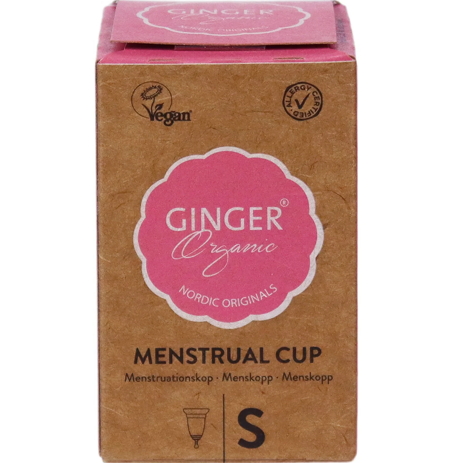 GingerOrganic, kubeczek menstruacyjny S, 1 szt.