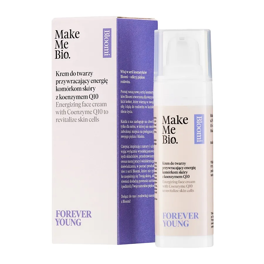 Make Me Bio Forever Young  krem do twarzy przywracający energię komórkom skóry z koenzymem Q10, 30 ml 