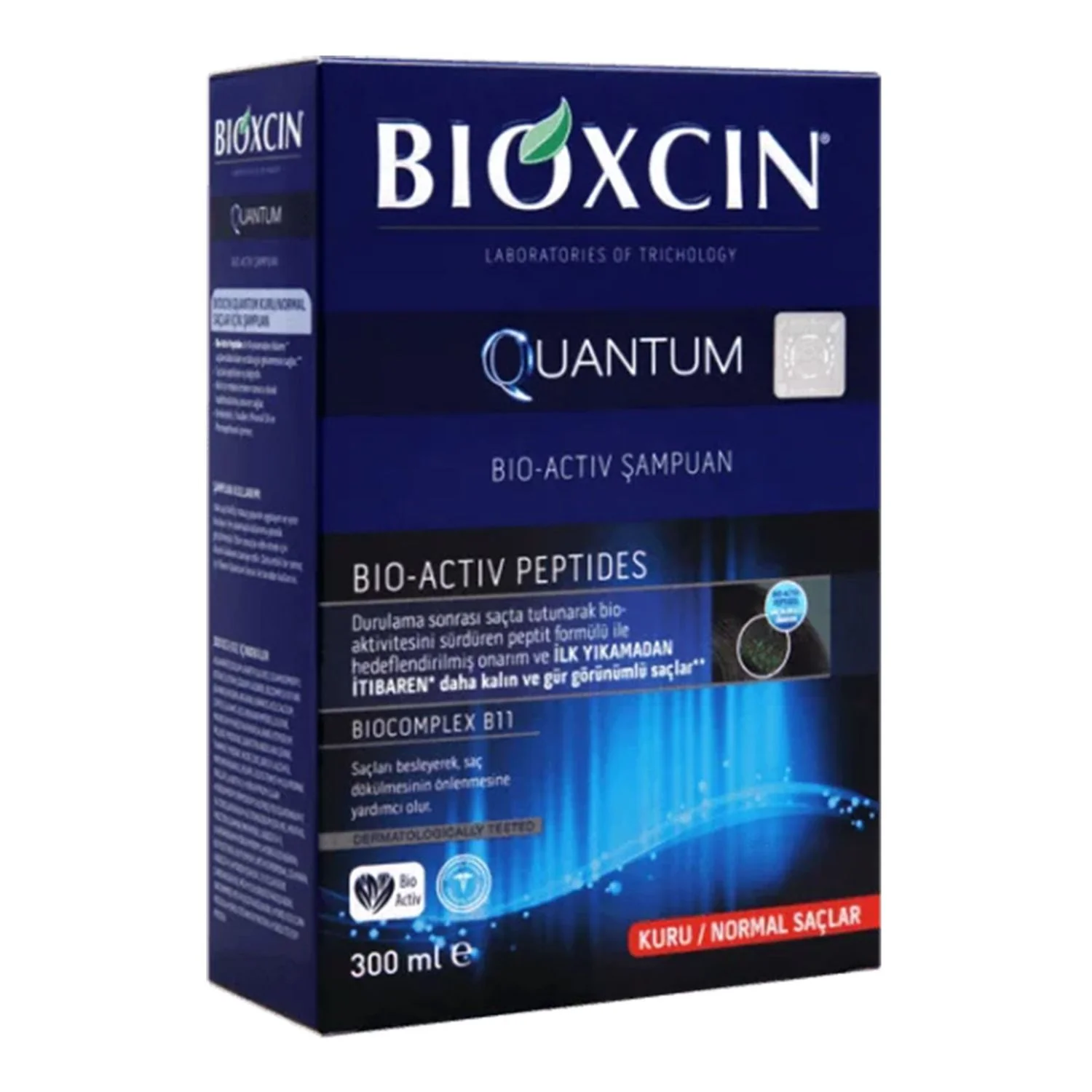 Bioxcin Quantum szampon z bioaktywnymi peptydami przeciw wypadaniu, 300 ml