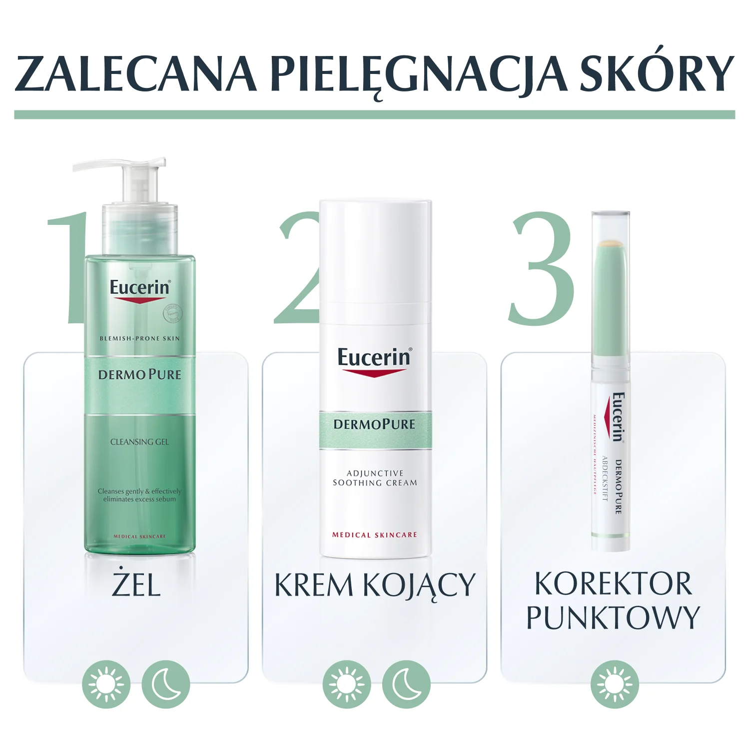 Eucerin DermoPure krem kojący w trakcie kuracji przeciwtrądzikowych, skóra trądzikowa i z niedoskonałościami, 50 ml