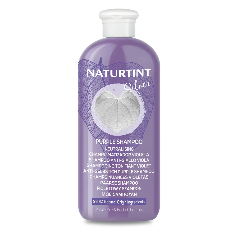 Naturtint Silver fioletowy szampon do włosów blond, siwych i rozjaśnianych, 330 ml