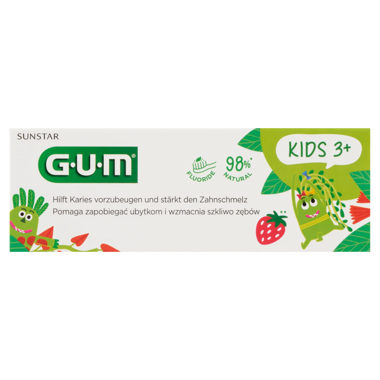 Sunstar Gum Kids 3+, pasta do zębów dla dzieci, 50 ml