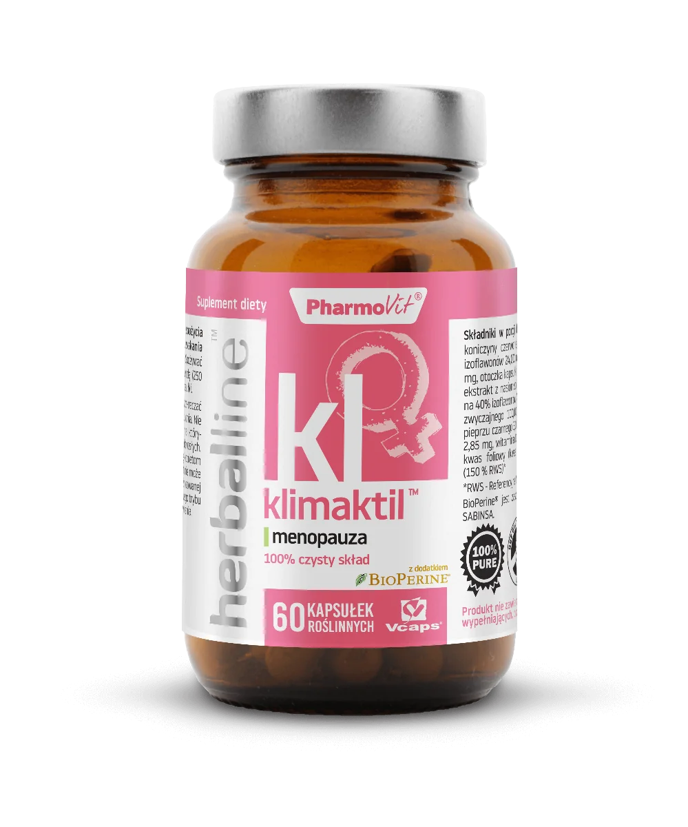 Pharmovit klimaktil menopauza, suplement diety, 60 kapsułek