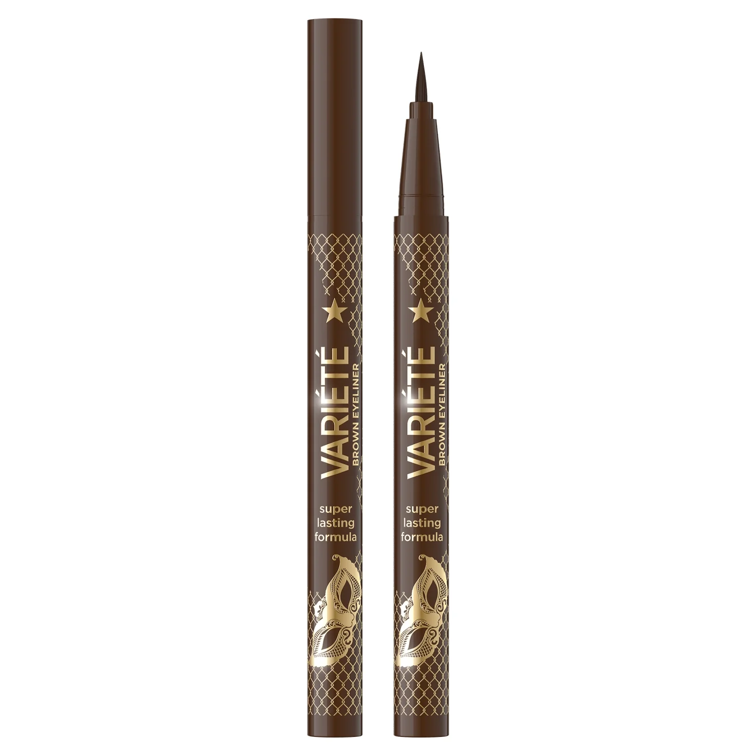 Eveline Cosmetics Variete Precyzyjny eyeliner w pisaku brązowy, 4 ml