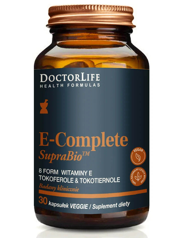 Doctor Life Vitamin E-Complete SupraBio, 30 kapsułek