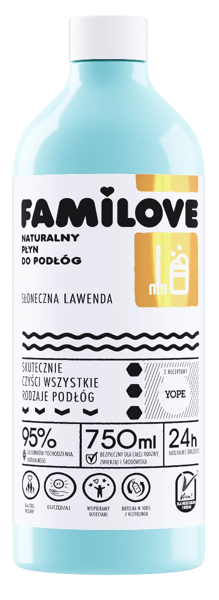 YOPE Familove naturalny płyn do podłóg, 750 ml