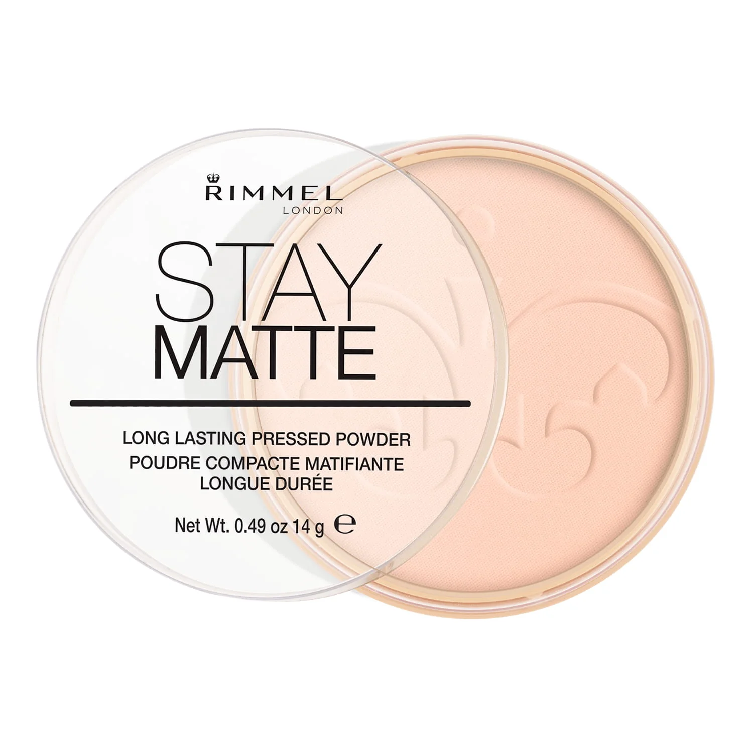 Rimmel Stay Matte puder do twarzy matujący 002 Pink Blossom, 14 g