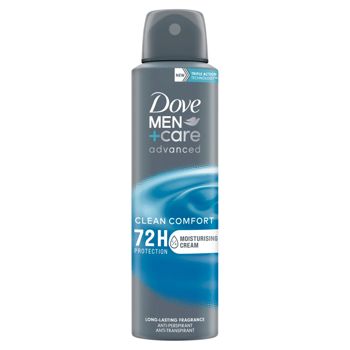 Dove Men+Care Advanced Clean Comfort antyperspirant w aerozolu, 150 ml