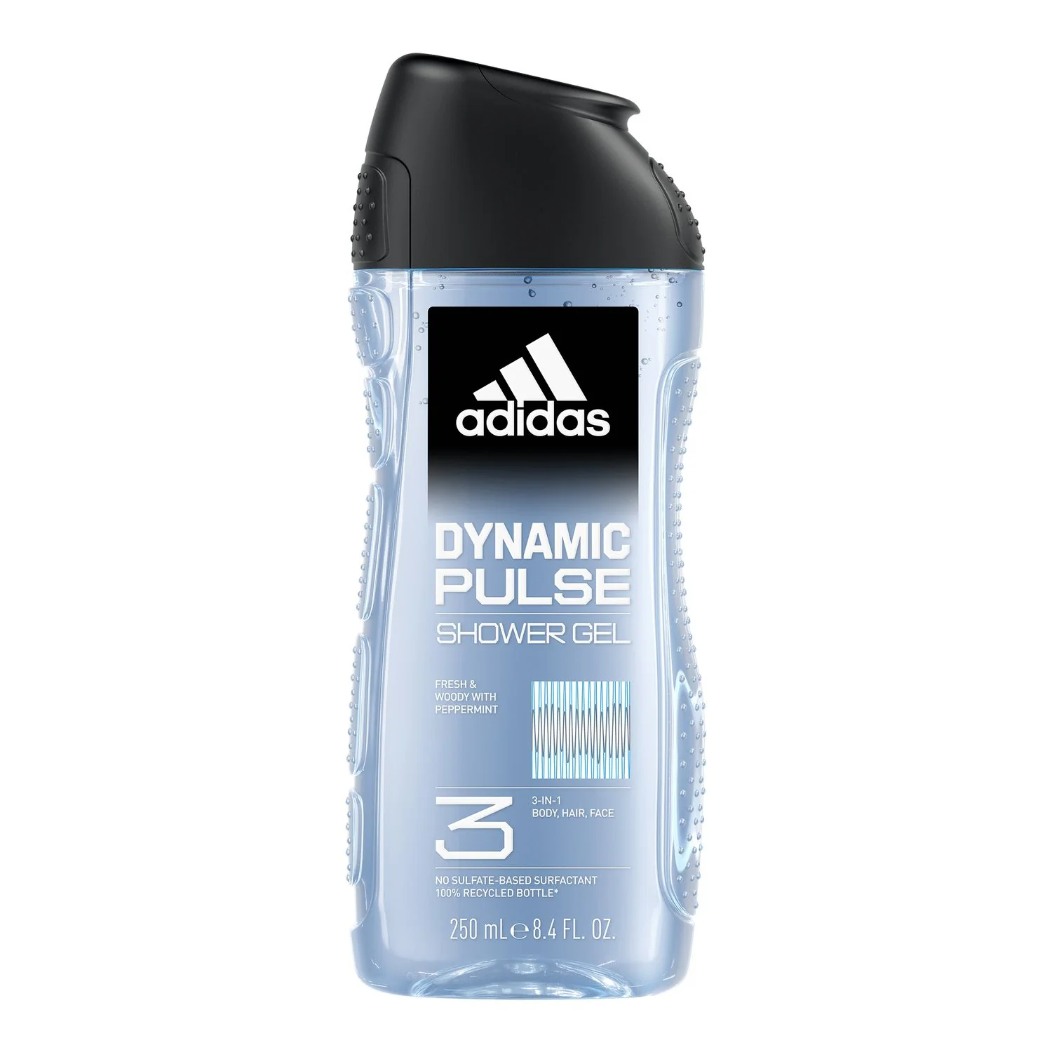 adidas Dynamic Pulse, żel pod prysznic 3 w 1 dla mężczyzn, 250 ml