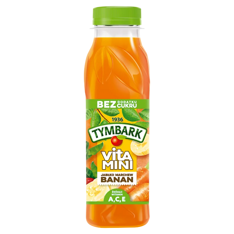 Tymbark Vitamini Sok Banan, Marchew, Jabłko, 300 ml