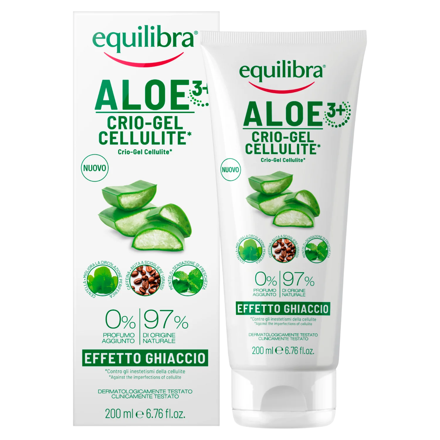 Equilibra Aloe, aloesowy chłodzący żel antycellulitowy, 200 ml