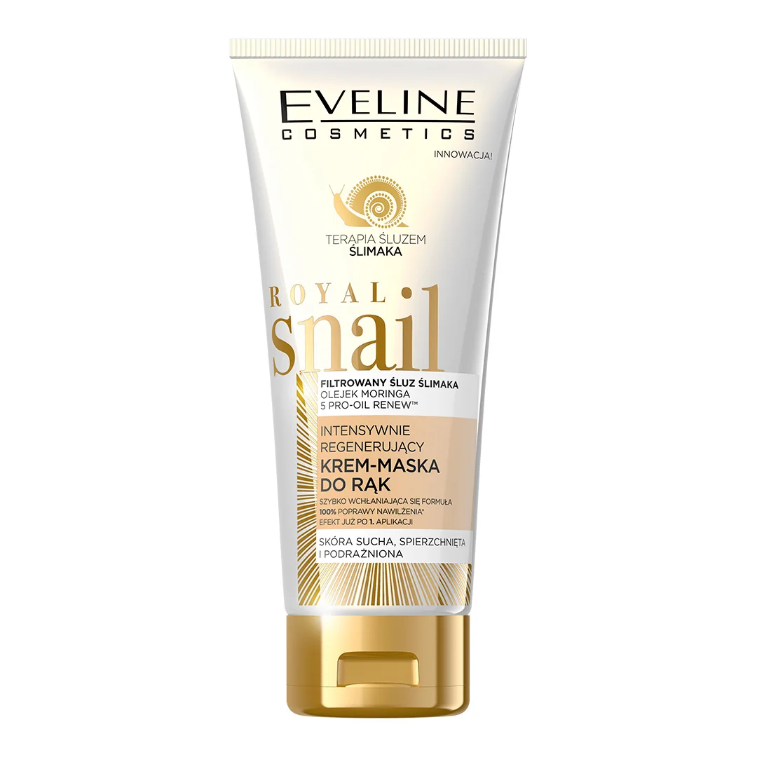 Eveline Cosmetics Royal Snail intensywnie regenerujący krem-maska do rąk, 100 ml