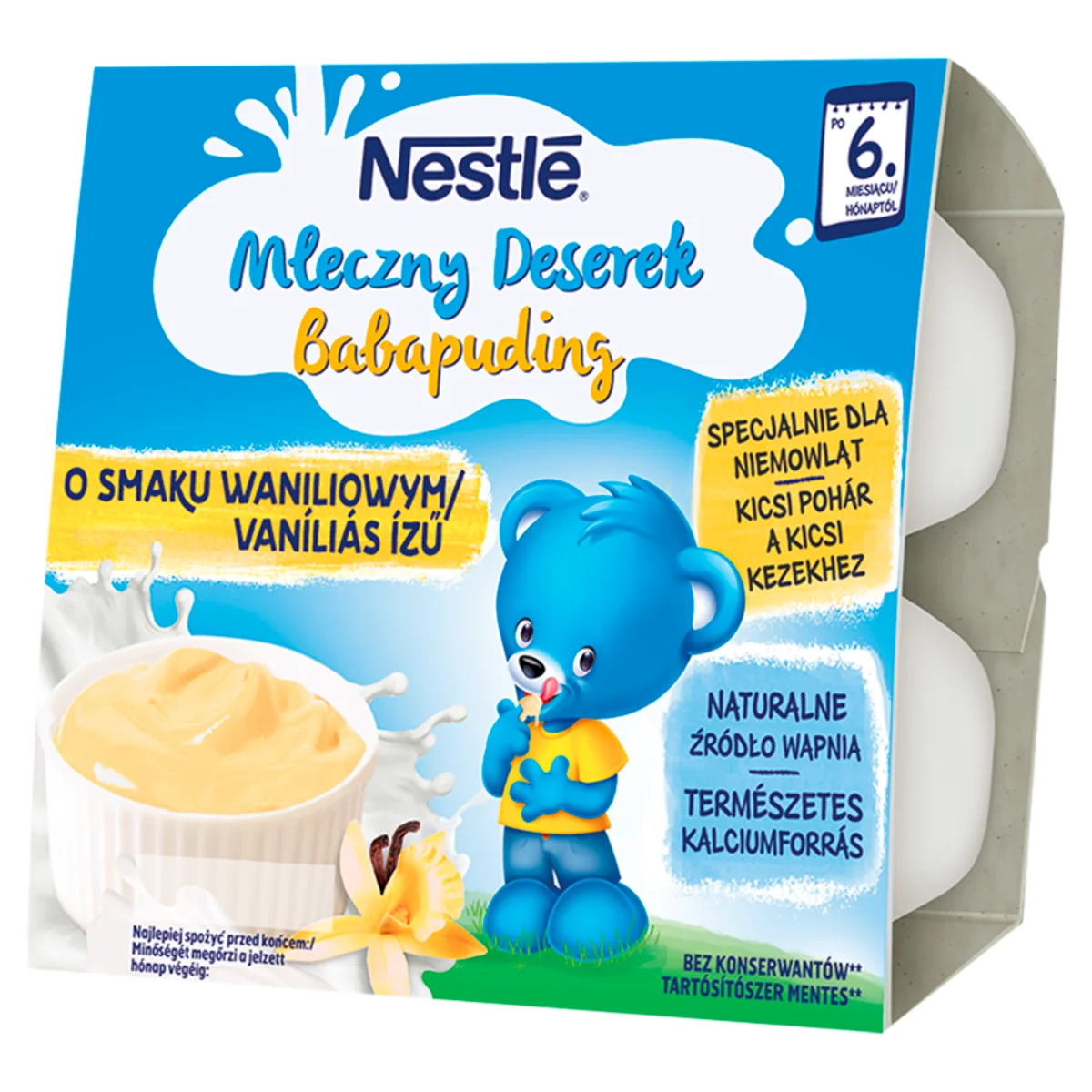 Nestle mleczny deserek o smaku waniliowym, 400 g