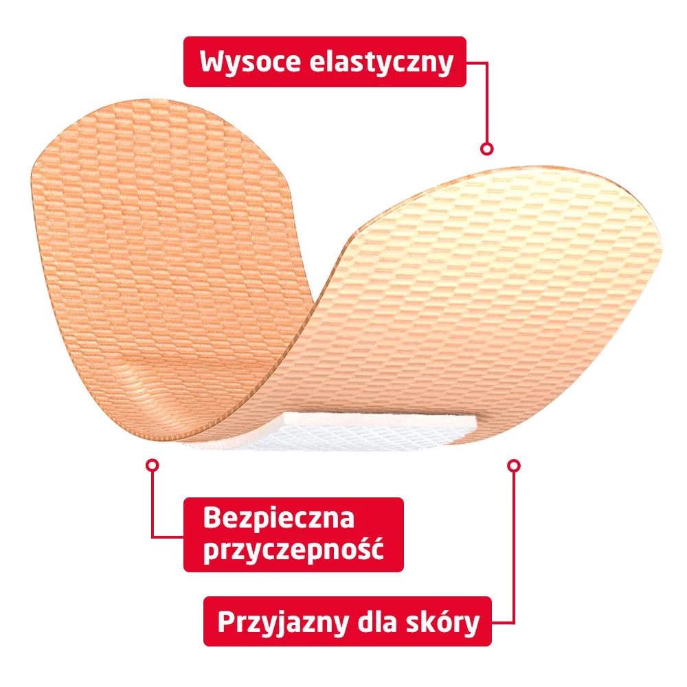 Leukoplast Elastic, plaster z opatrunkiem, 20 sztuk 