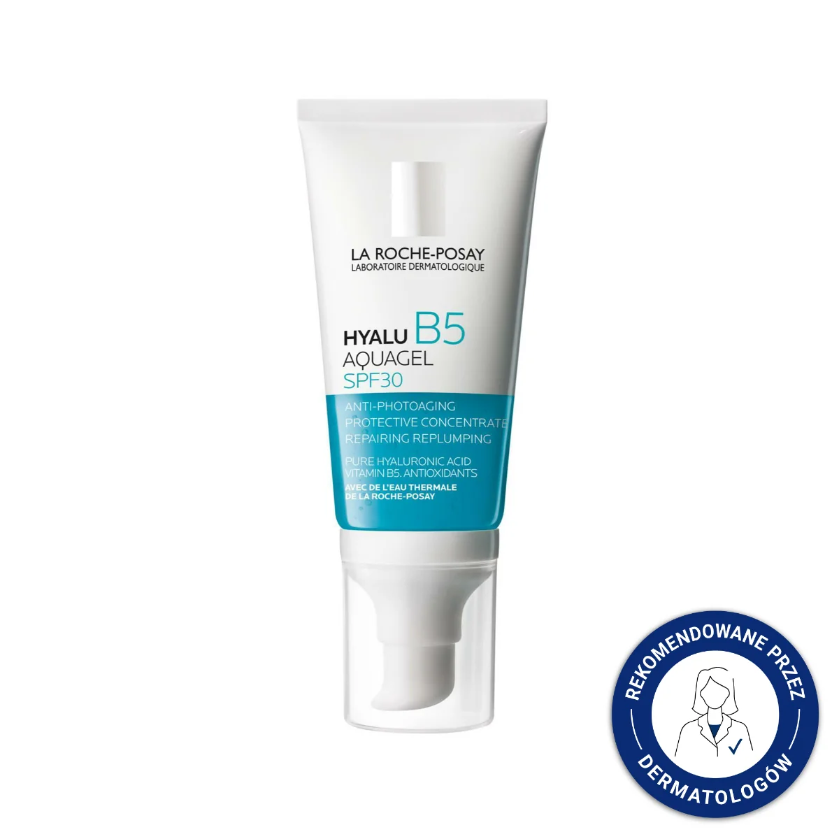 La Roche-Posay Hyalu B5 Aquagel, Żel ochronny do twarzy SPF30, 50 ml