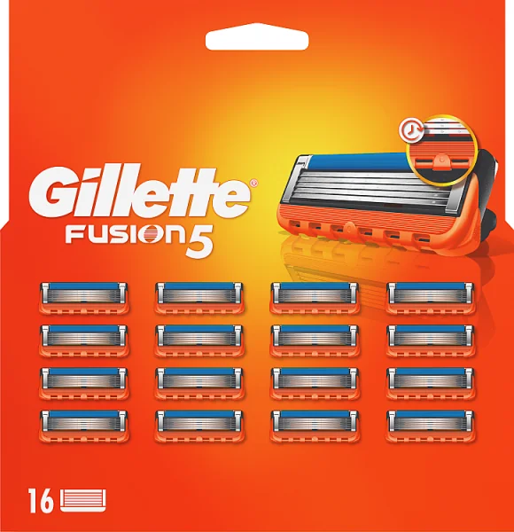 Gillette Fusion5, ostrza wymienne do maszynki do golenia dla mężczyzn, 16 sztuk