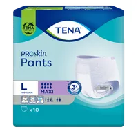TENA Pants ProSkin Maxi, majtki chłonne, rozmiar L, 10 sztuk