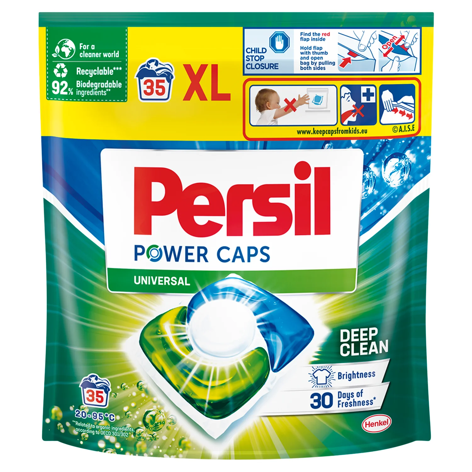 Persil Power Caps Universal Skoncentrowany środek do prania, 35 szt.