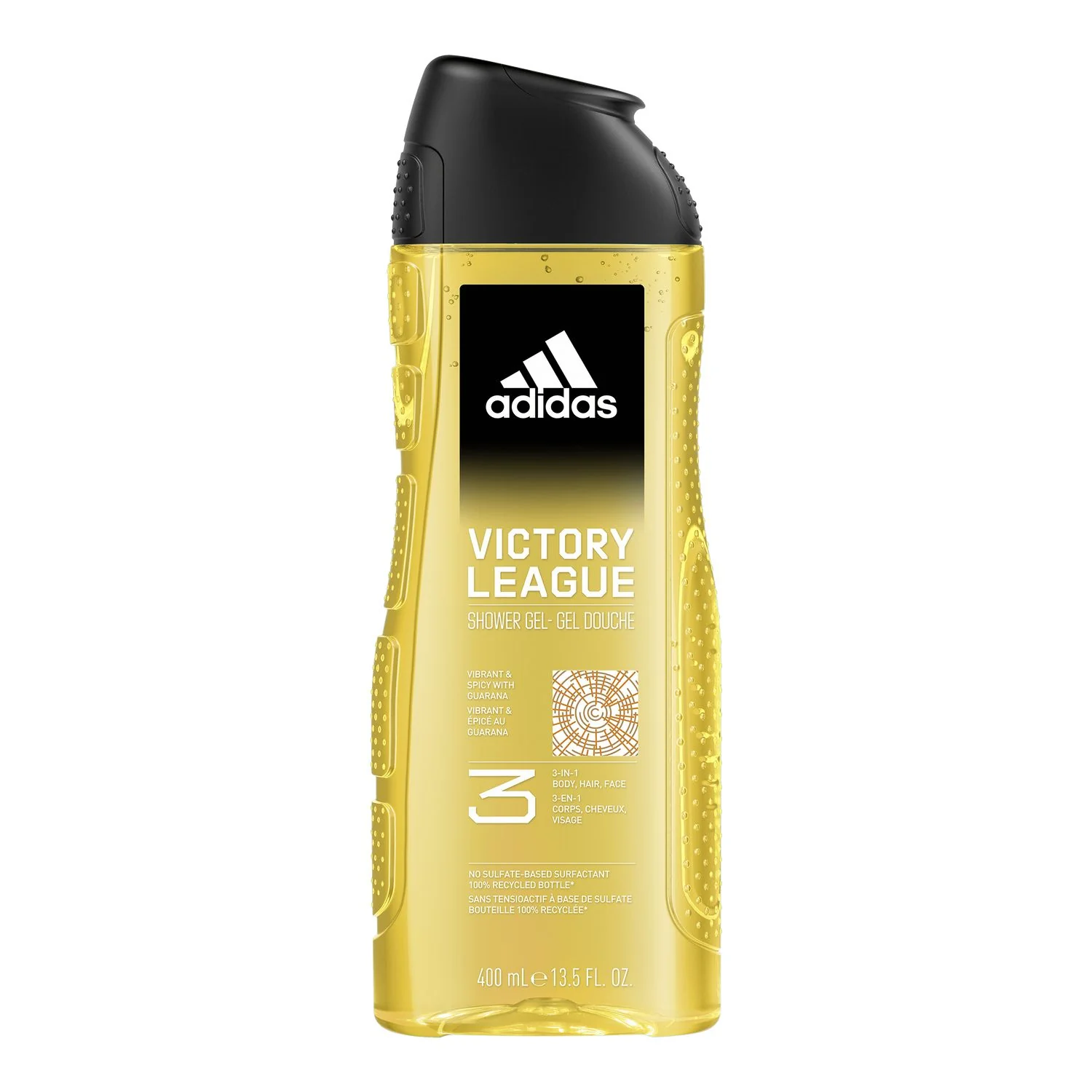 adidas Victory League, żel pod prysznic 3 w 1 dla mężczyzn, 400 ml