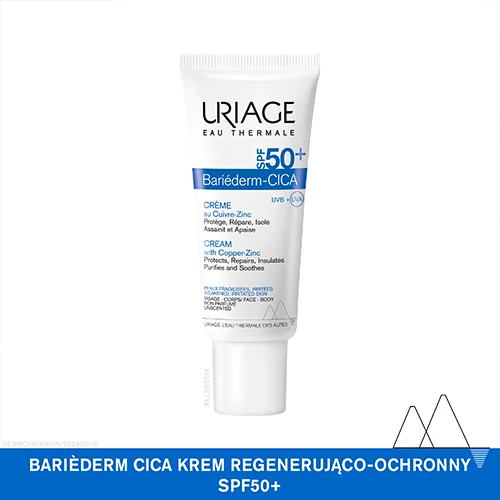 Uriage Bariederm Cica krem, SPF 50+, 40 ml