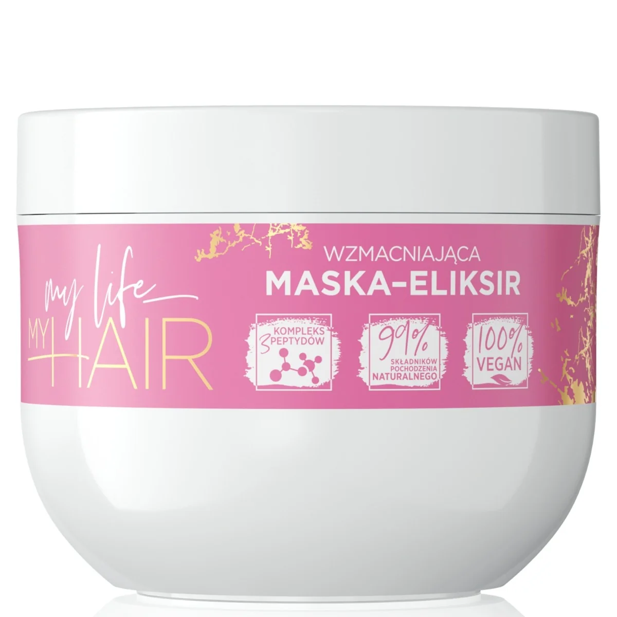 Eveline Cosmetics My Life My Hair, wzmacniająca maska-eliksir, 300 ml