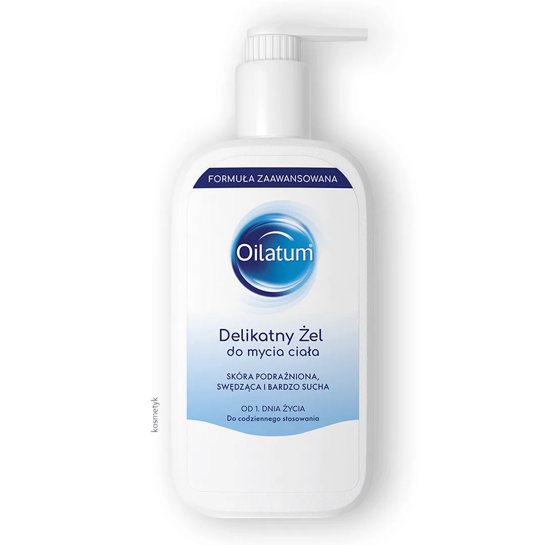 Oilatum Formuła Zaawansowana Delikatny żel do mycia ciała, 400 ml 