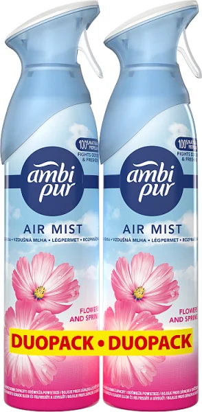 Ambi Pur Flowers & Spring, odświeżacz powietrza w sprayu, 370ml