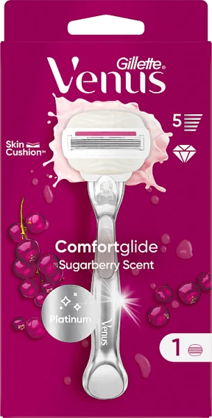 Venus Comfortglide Sugarberry plus Olay, maszynka z 1 wkładem