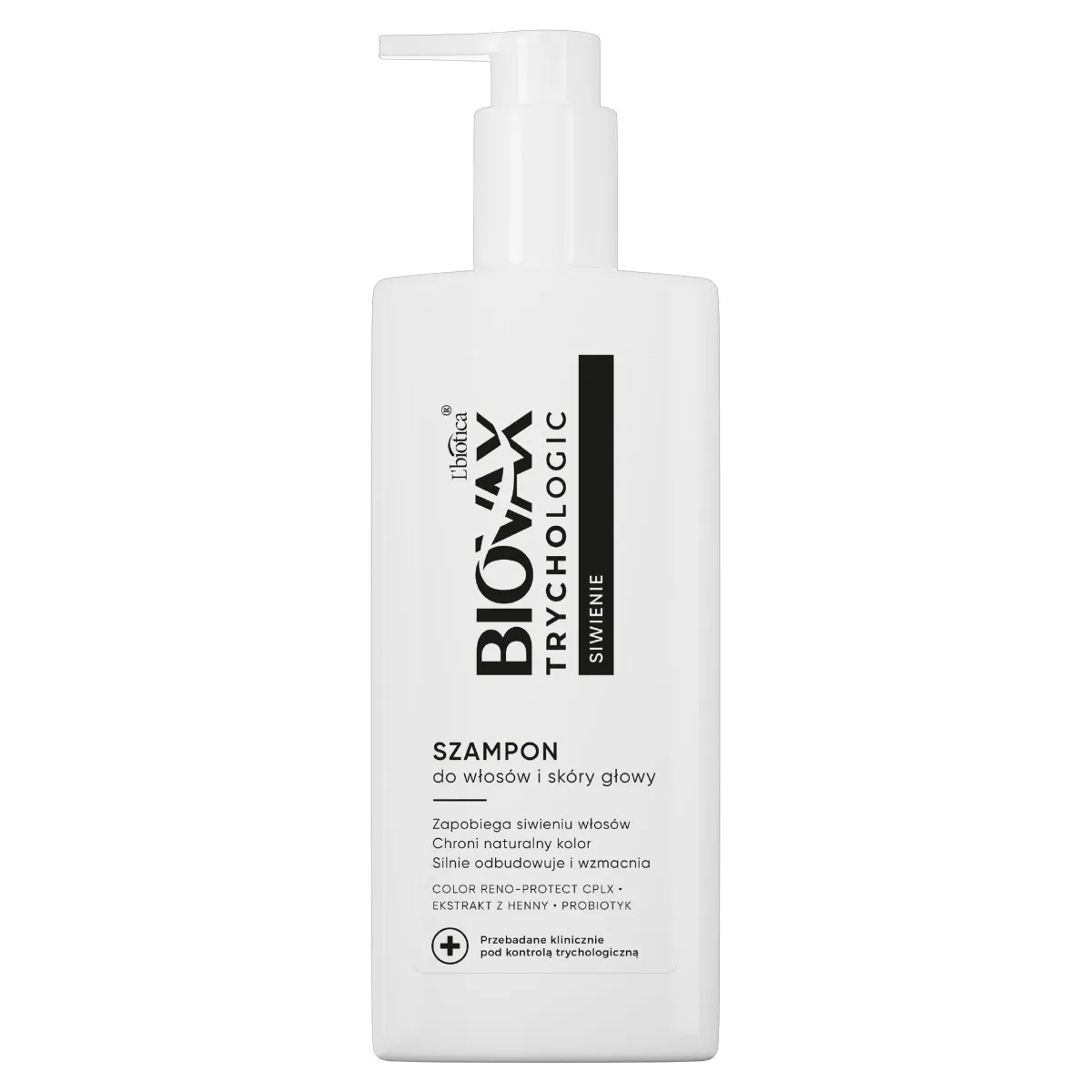 Biovax Trychologic Siwienie szampon do włosów i skóry głowy, 200 ml 