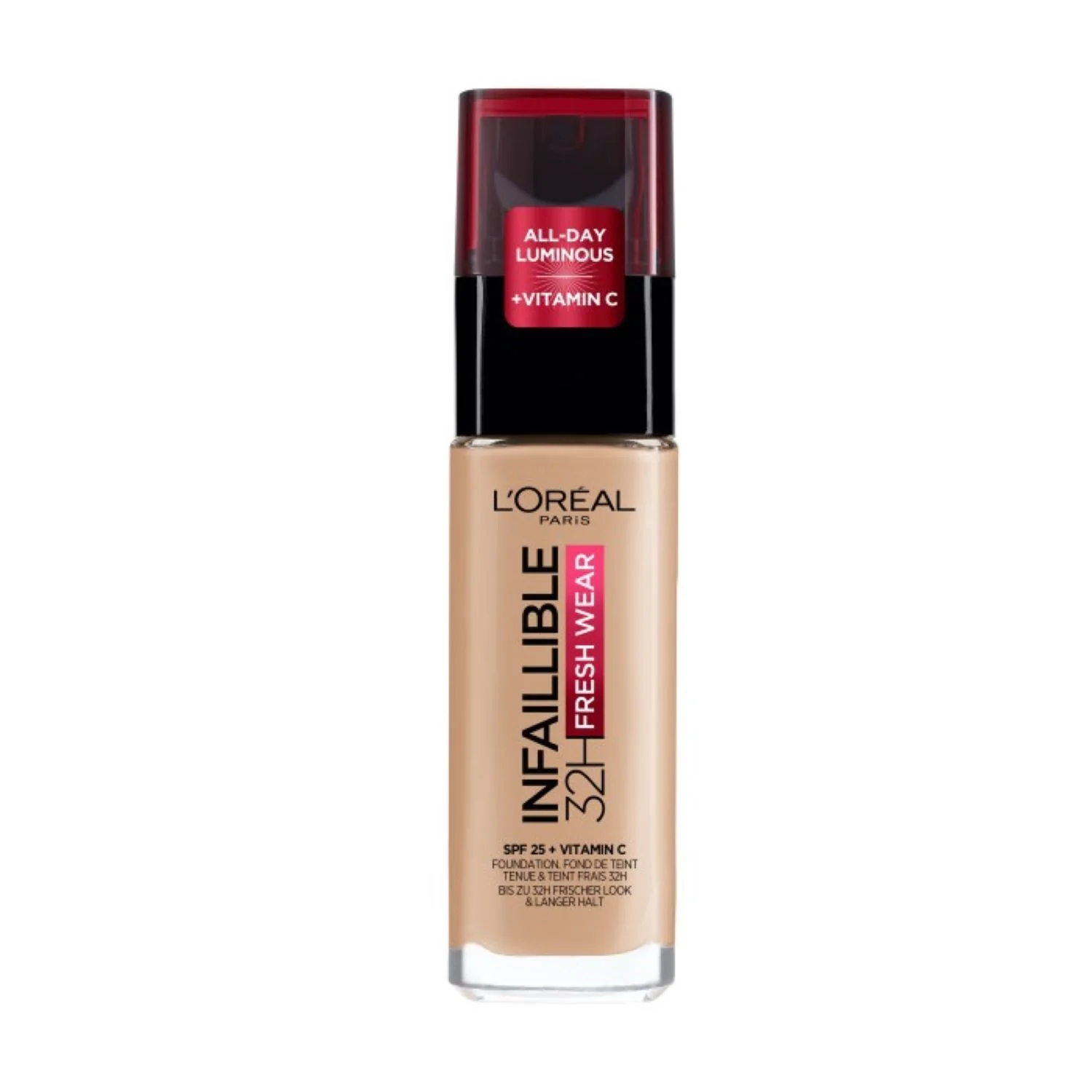 L'Oreal Infaillible 32H Fresh Wear Foundation długotrwały podkład do twarzy 125 Warm Undertone 30ml