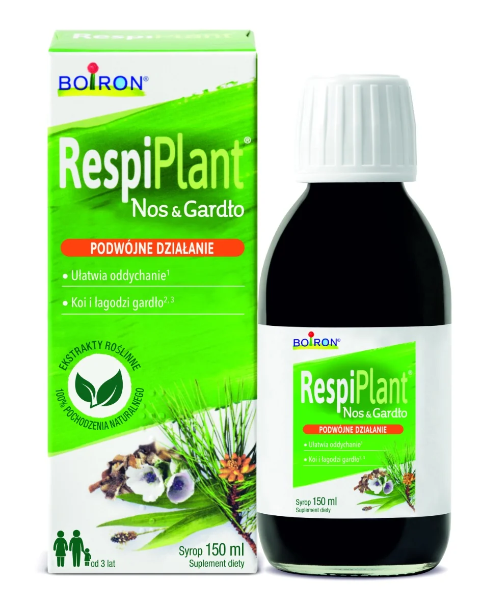 RespiPlant Nos & Gardło syrop, 150 ml 