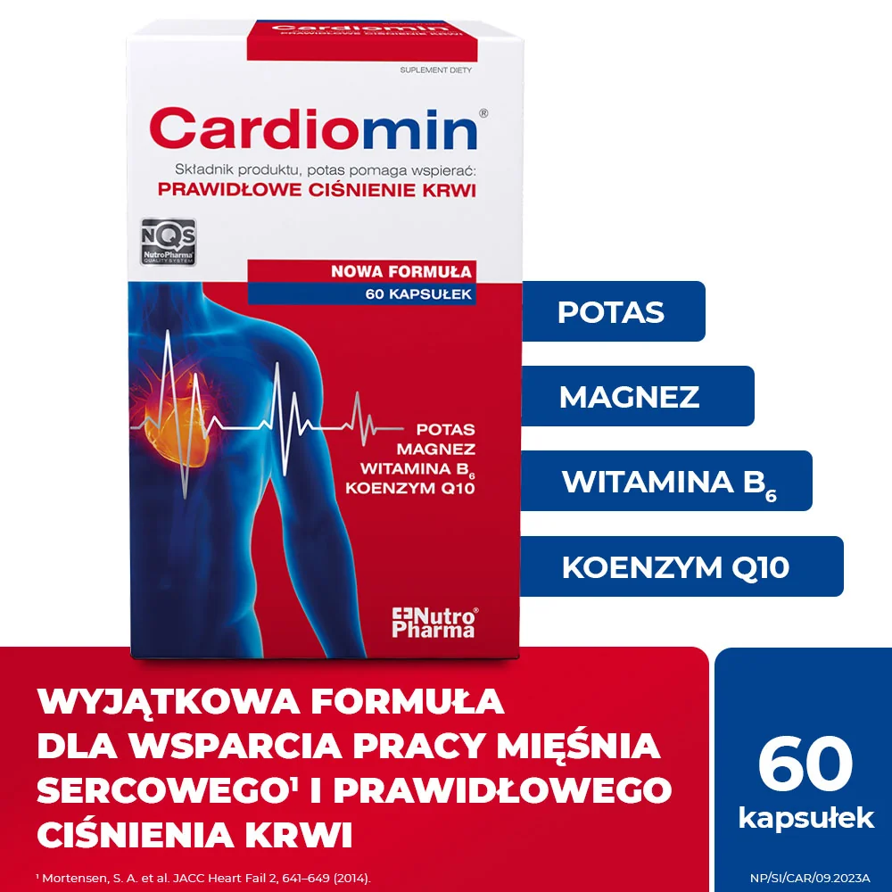 Cardiomin, suplement diety, 60 kapsułek 