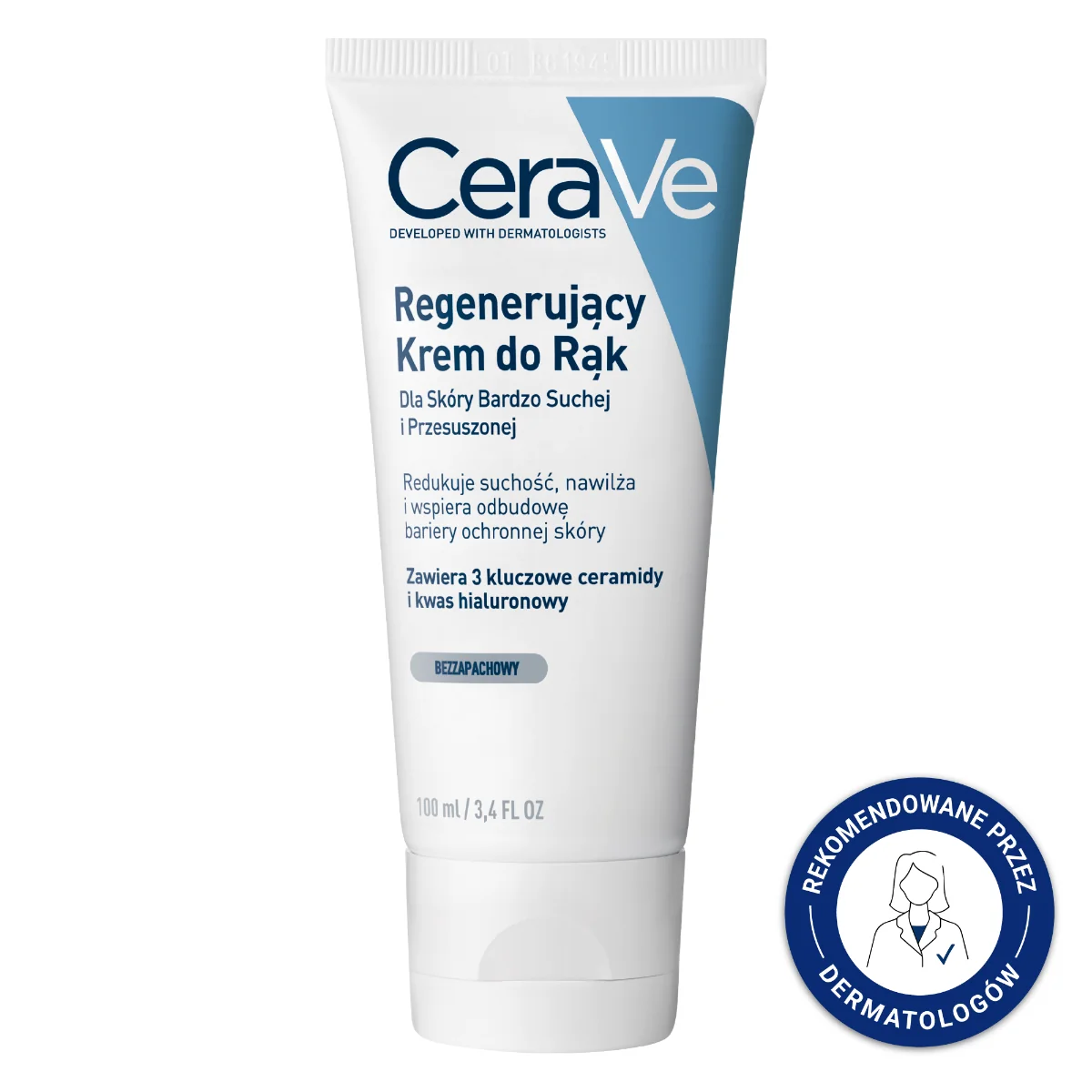 Cerave, regenerujący krem do rąk, 100 ml