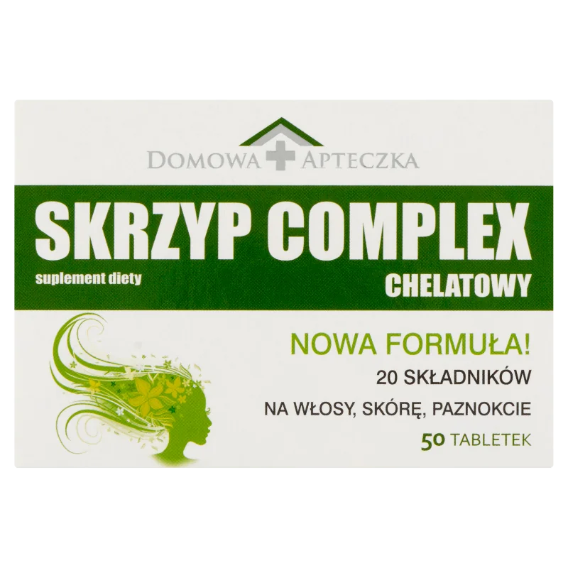 Domowa Apteczka Skrzyp Complex Chelatowany, suplement diety, 50 tabletek