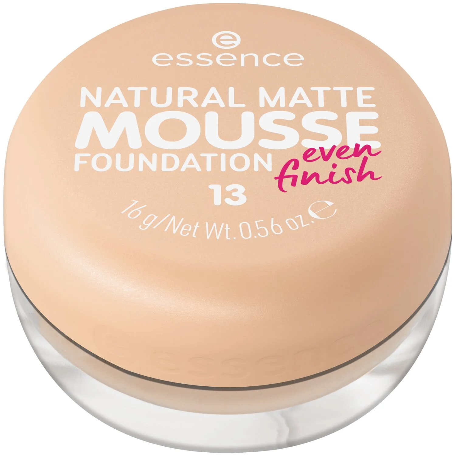 Essence Natural Matte Mousse Foundation podkład do twarzy w musie 13, 16 g 