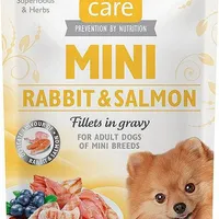 Brit Care Mini Pouch Karma z królikiem i łososiem dla dorosłych psów ras małych i miniaturowych, 85 g