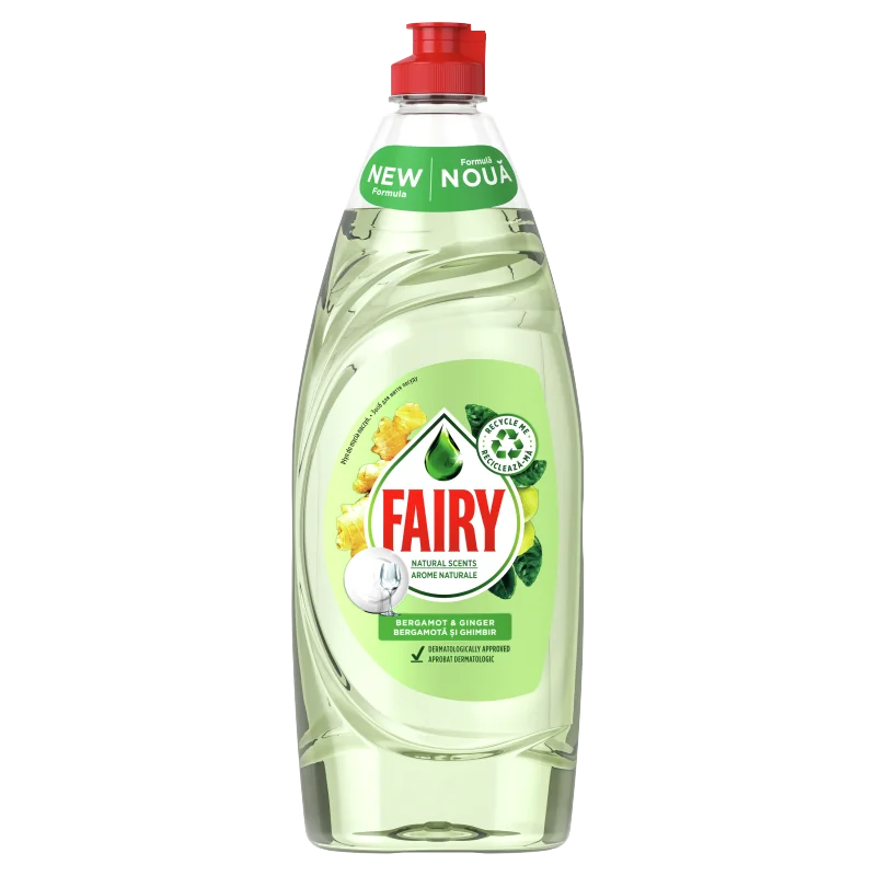 Fairy Naturals Płyn do mycia naczyń Bergamot & Ginger, 650 ml 