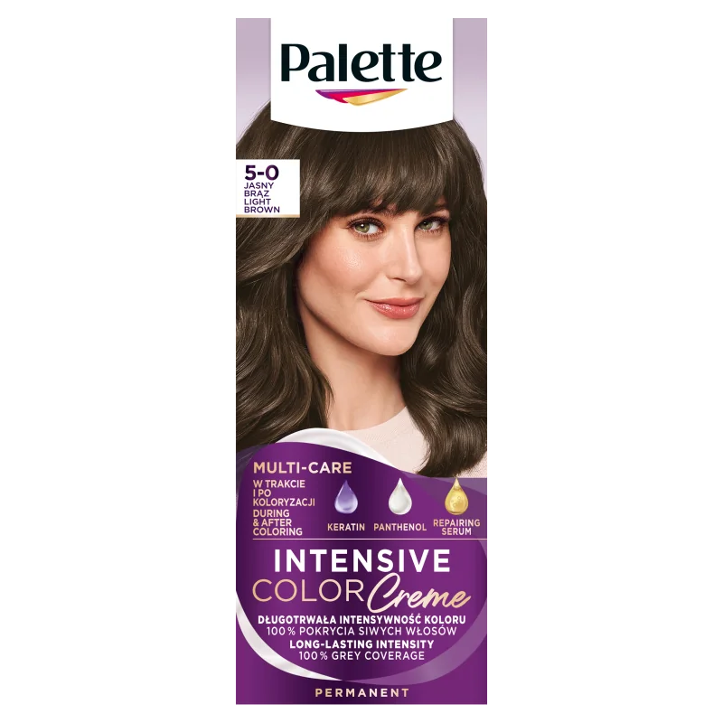 Schwarzkopf Palette Intensive Color Creme farba do włosów N4 jasny brąz, 1 szt.