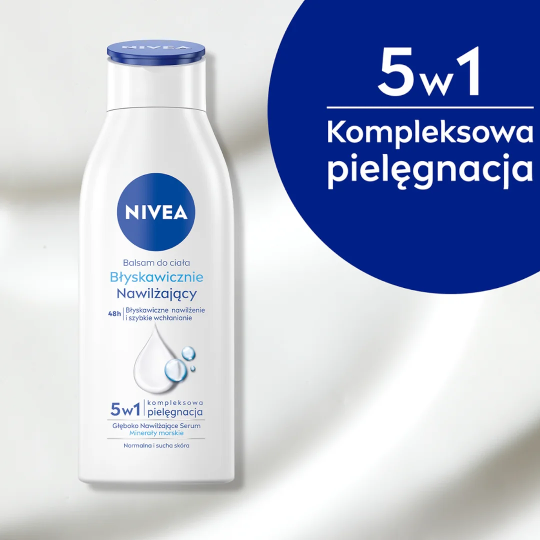 Nivea balsam do ciała błyskawicznie nawilżający, 400 ml