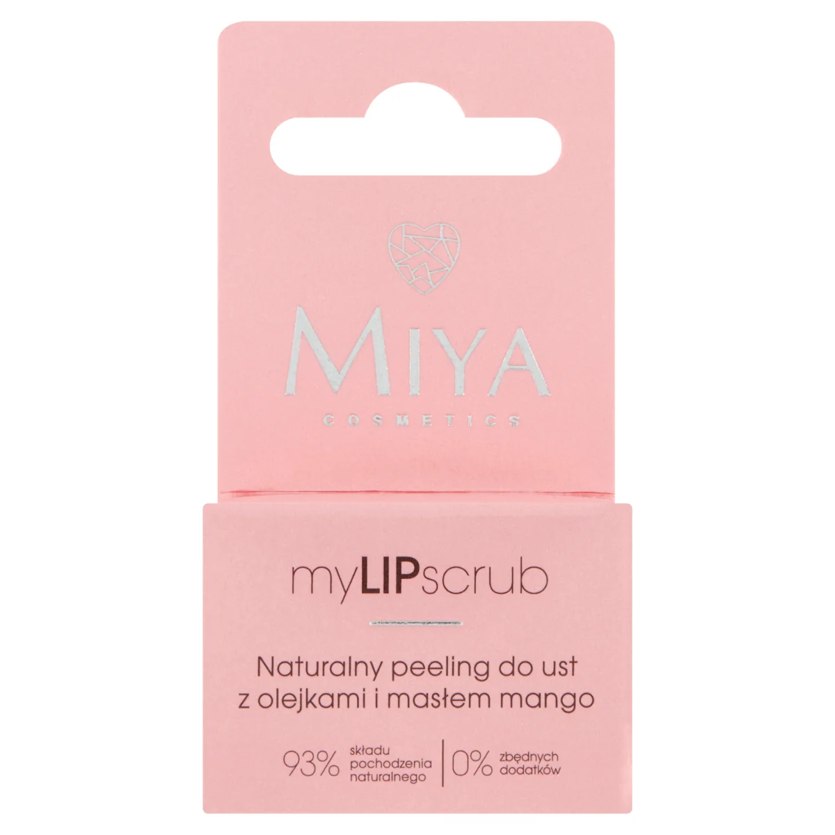 Miya myLIPscrub naturalny peeling do ust z olejami i masłem mango, 10 g