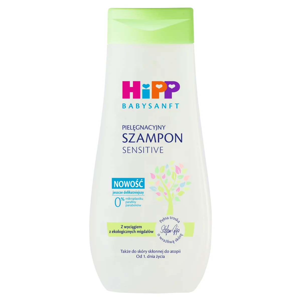 HiPP Babysanft, szampon pielęgnacyjny, od 1. dnia życia, 200 ml