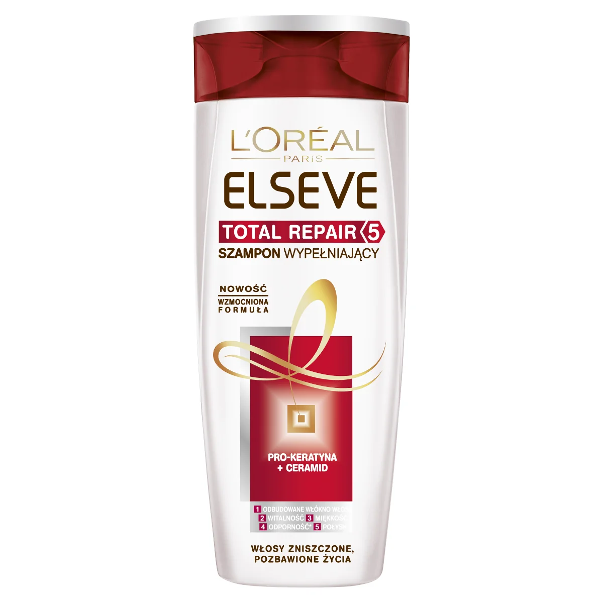 L`Oreal Paris Elseve Total Repair 5 szampon wypełniający, 250 ml