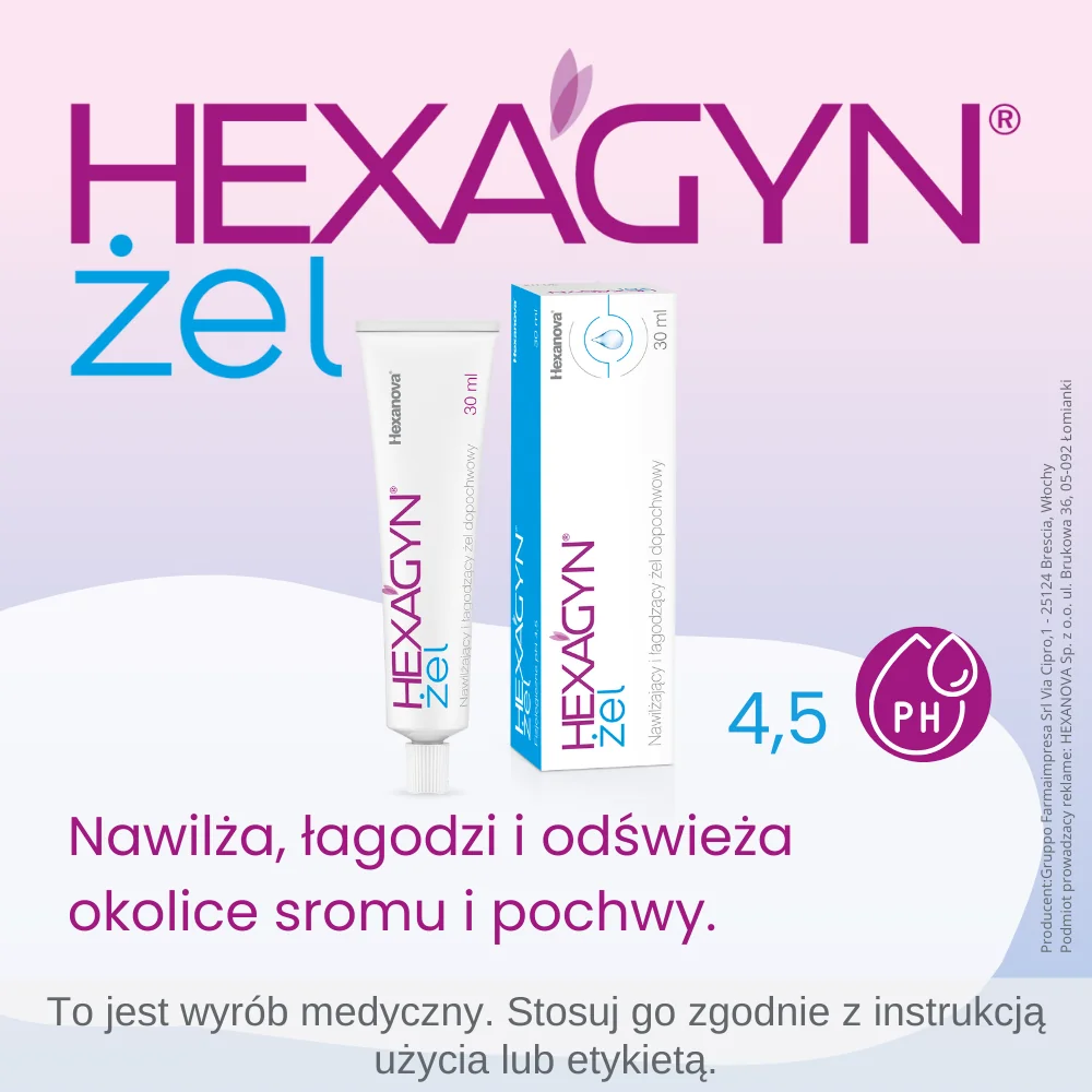 Hexagyn żel dopochwowy, 30 ml