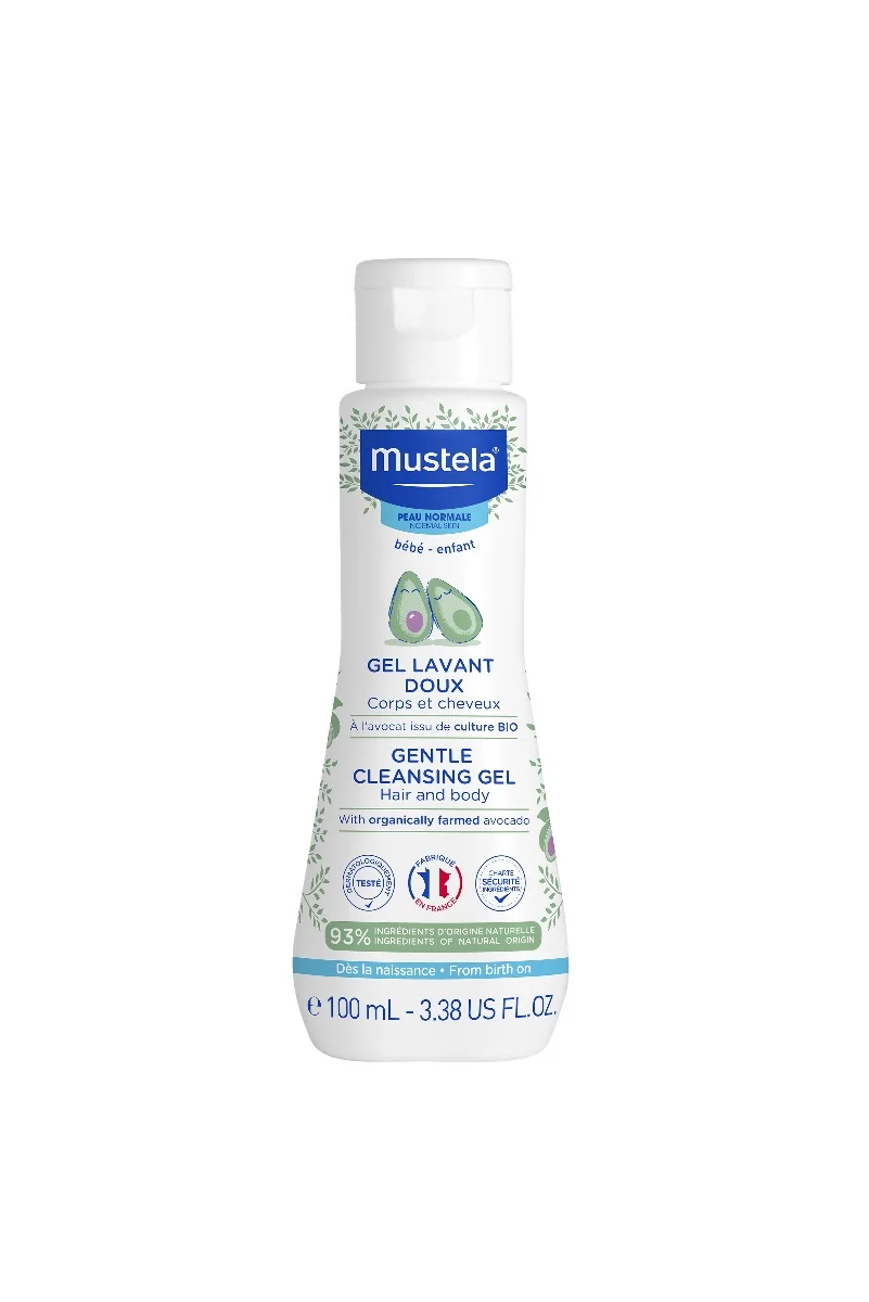 Mustela, delikatny żel do mycia, 100 ml